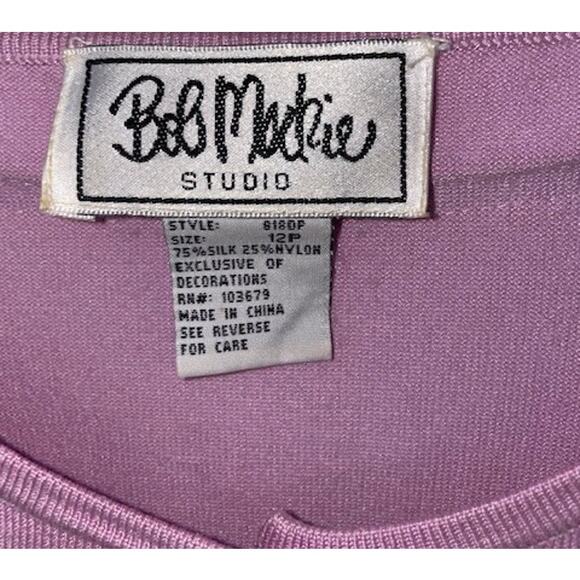 Vintage Bob Mackie Studio 2 Piece Dress Set Sz 12P EUC - Picture 5 of 6